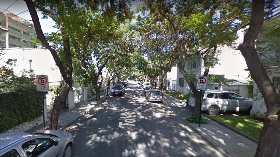 El pasaje Toledo de Providencia (Foto: Google Street View) El pasaje Toledo de Providencia (Foto: Google Street View)