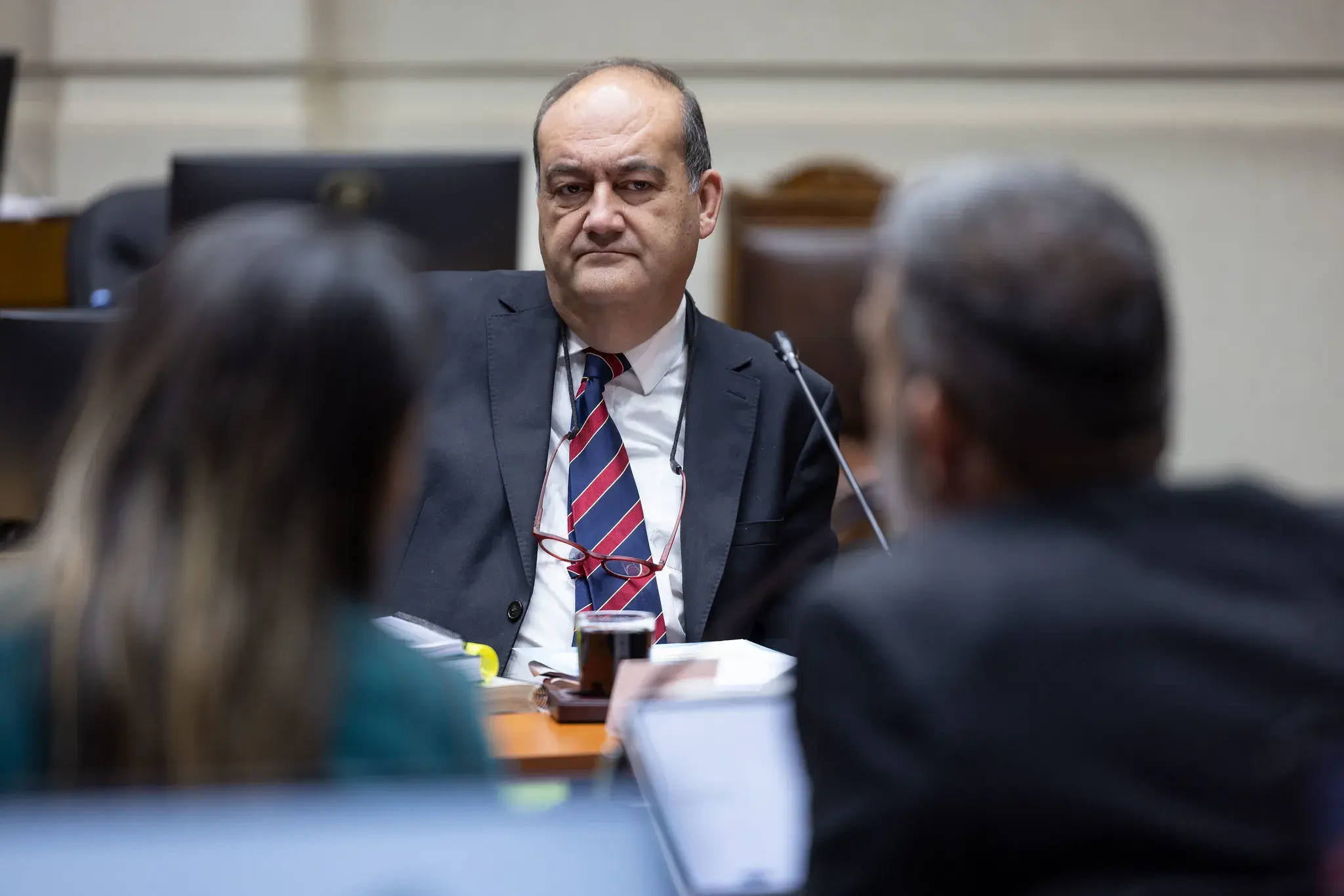 Patricio Zapata, abogado defensor de Nicolás Grau. Foto: Senado. Patricio Zapata, abogado defensor de Nicolás Grau.