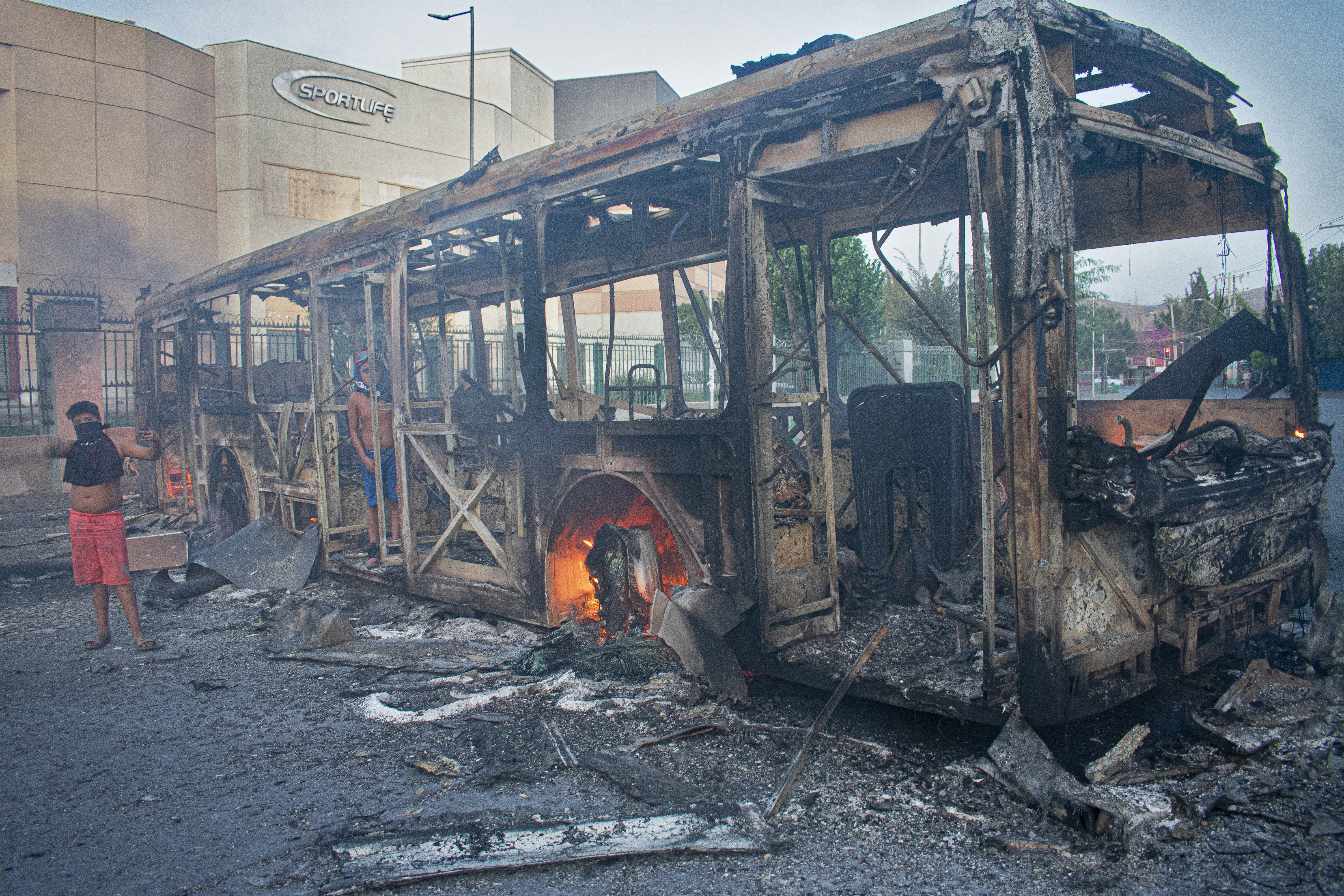 Protestas en Quilicura, 10 de febrero 2020. Protestas en Quilicura, 10 de febrero 2020.