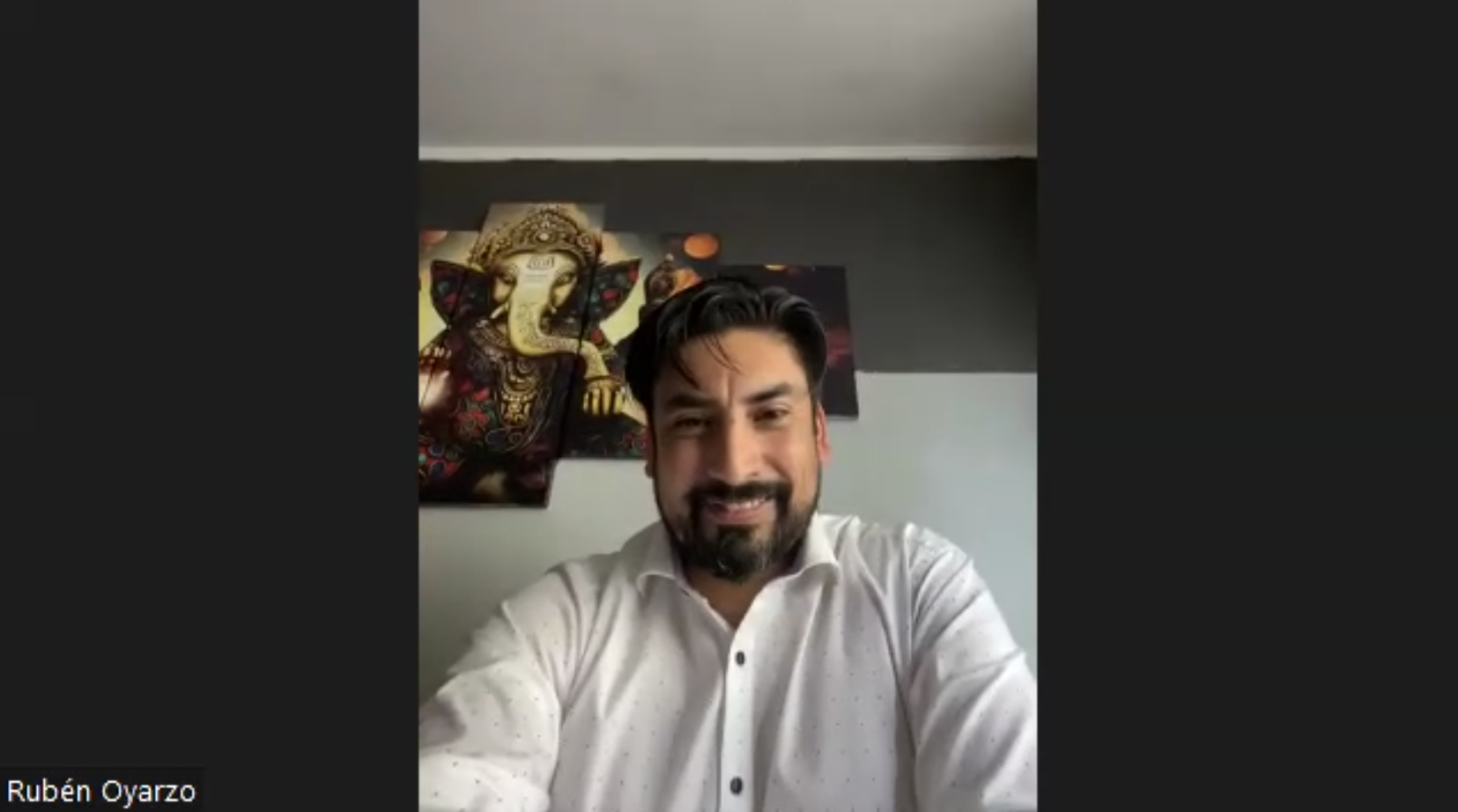 Rubén Oyarzo en entrevista telemática con INTERFERENCIA. Rubén Oyarzo en entrevista telemática con INTERFERENCIA.