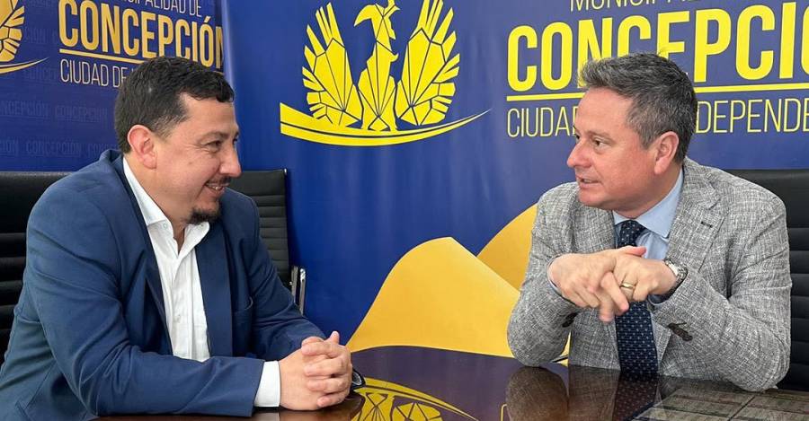 Héctor Muñoz con Álvaro Ortiz.