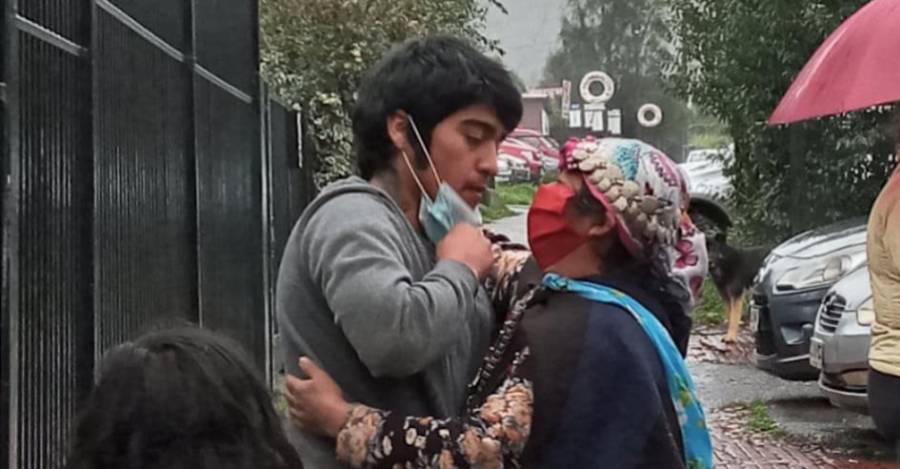 Gastón Quezada cuando obtuvo el cambio de medida cautelar a arresto domiciliario total.