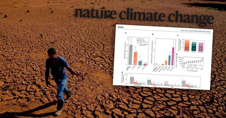 Dos tercios del caliento global son causados por el 10% más rico