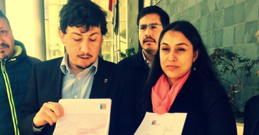Héctor Muñoz y la diputada Francesca Muñoz