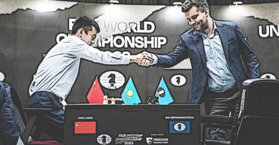 Se juega sin la bandera de Rusia, por su participación en la guerra. Imagen: Fide.com