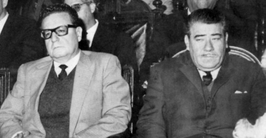 Salvador Allende y Aniceto Rodríguez compitieron por la candidatura presidencial del PS