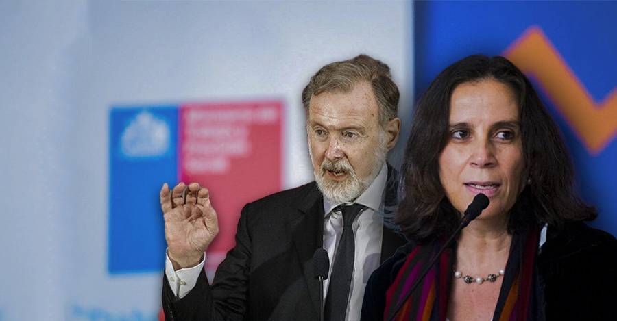 Rafael Bielsa y Antonia Urrejola