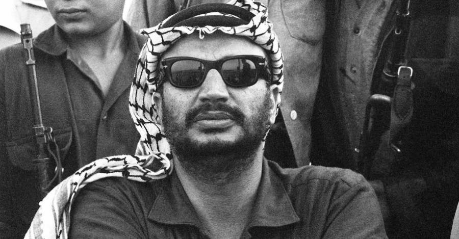 Yasser Arafat en 1970. Crédito: Getty