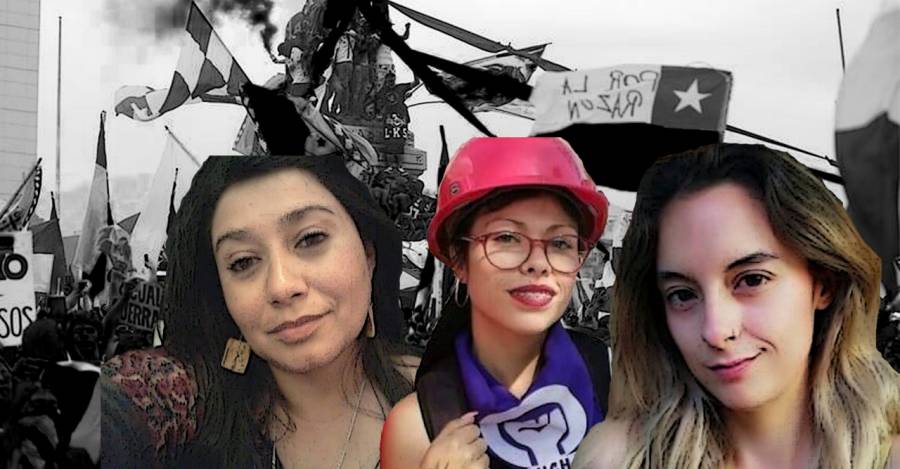 Denisse Cortés, Ángela González y Francisca Sandoval