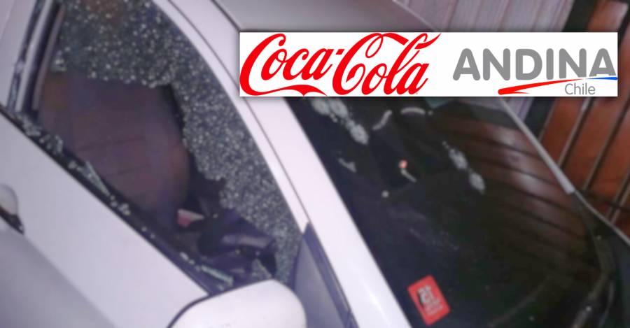 Auto de dirigente sindical que recibió disparos.