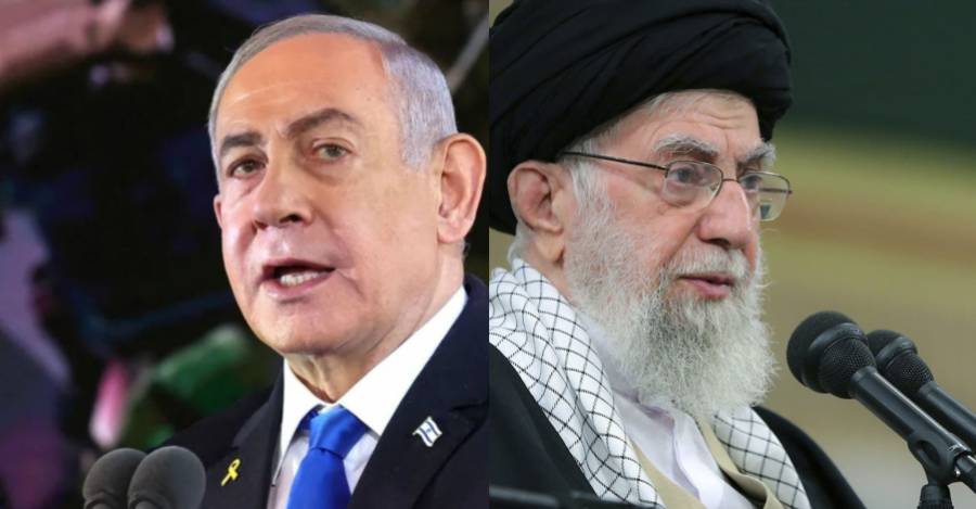 Benjamin Netanyahu y Alí Jamenei.