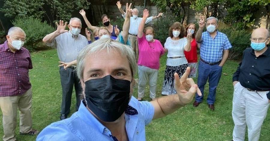 Foto de Gonzalo Blumel en su campaña.
