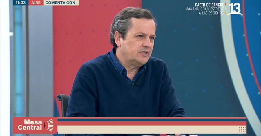 Cristián Bofill en Canal 13.