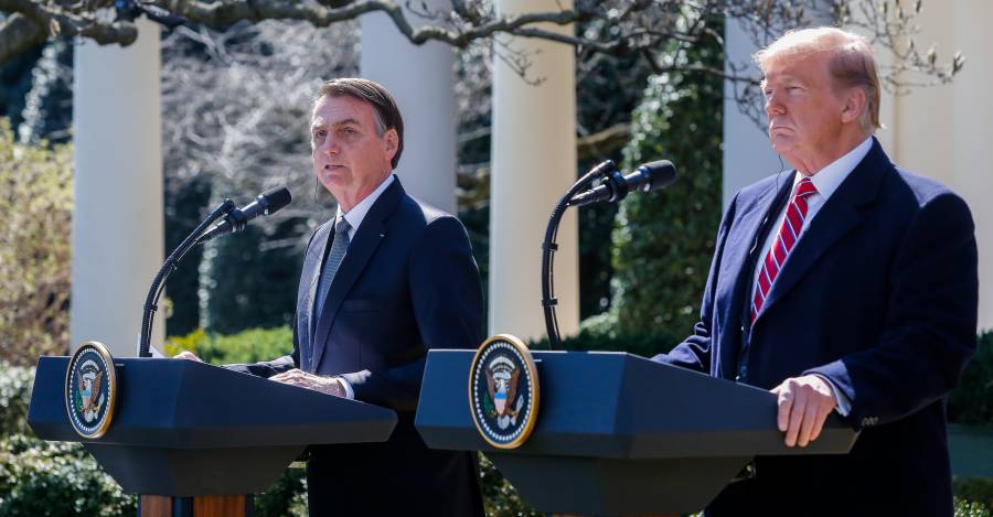 Jair Bolsonaro y Donald Trump. Foto: Wikipedia.
