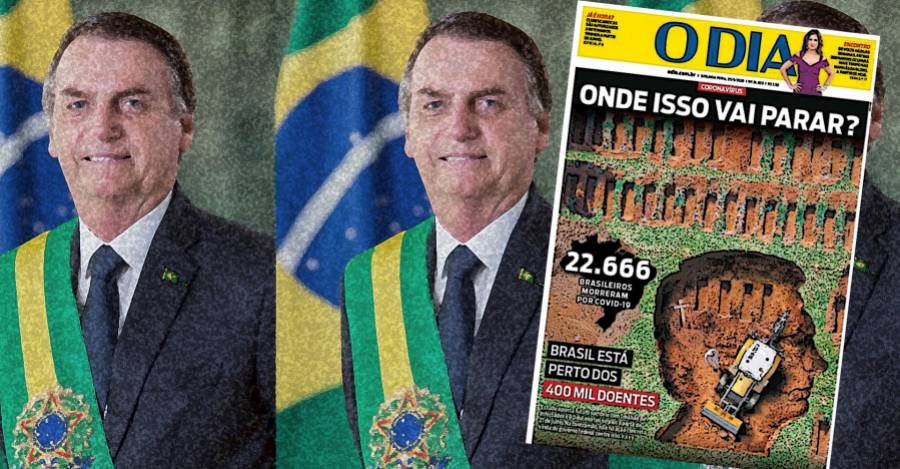 Portada del diario "O dia" del 25 de Mayo