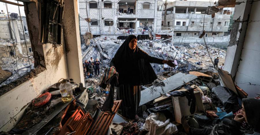 Bombardeo en Rafah