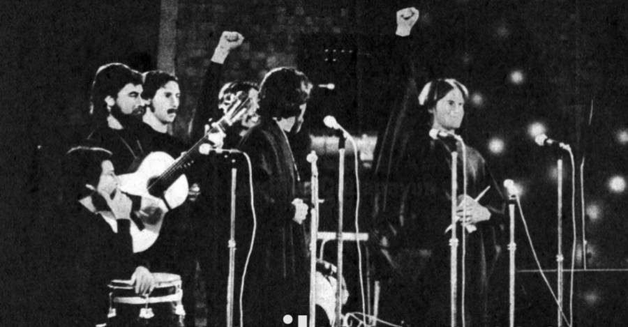 Quilapayún en el Festival de Viña de 1973