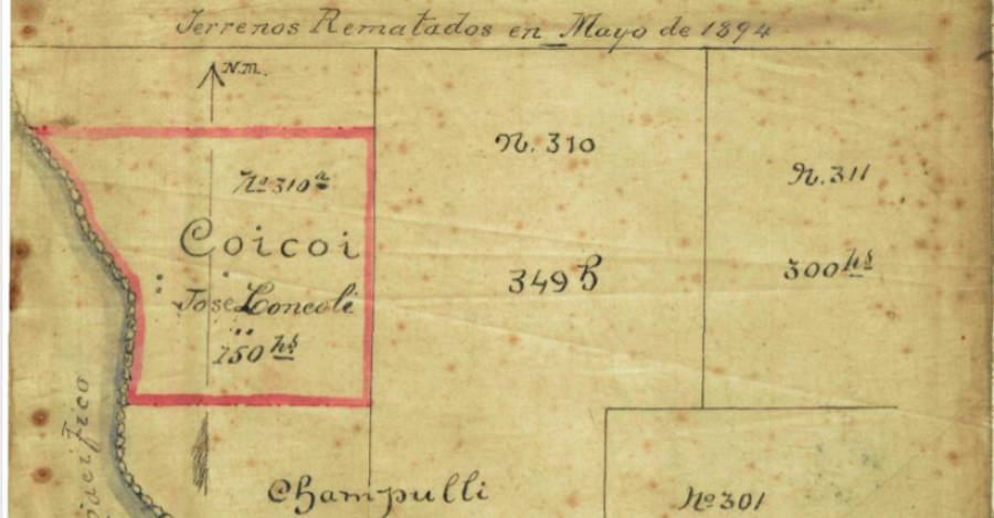 Extracto del Título de Merced al que accedió Interferencia