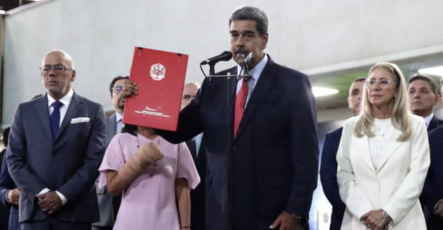 Maduro en el Tribunal Supremo de Justicia ayer miércoles. 