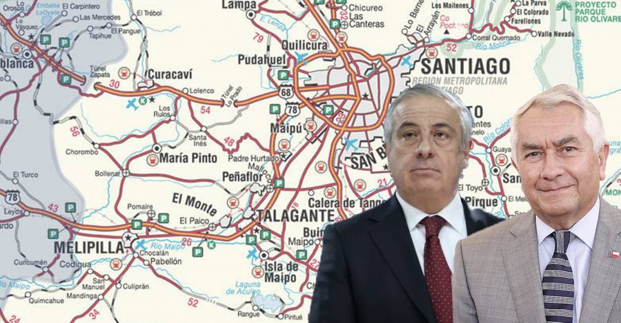 Jaime Mañalich, ex ministro de Salud; Enrique Paris actual ministro de Salud