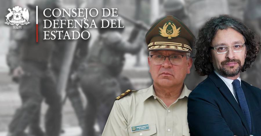General, Ricardo Yáñez, y Raúl Letelier, presidente del CDE.