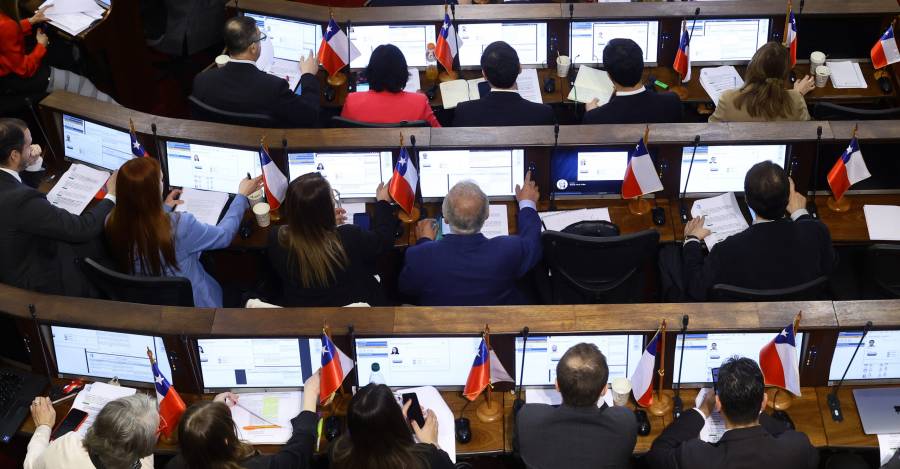 Consejo Constitucional durante votación en el Pleno. Foto Proceso Constitucional