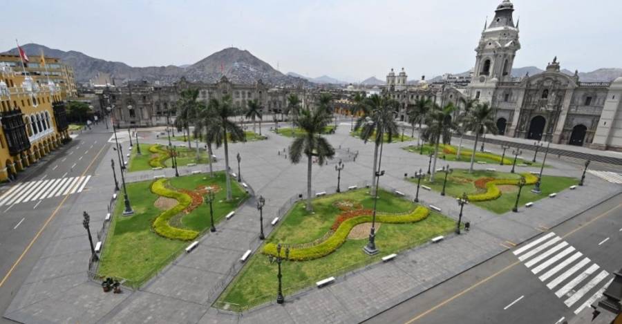 Lima en cuarentena. Foto: El Estímulo