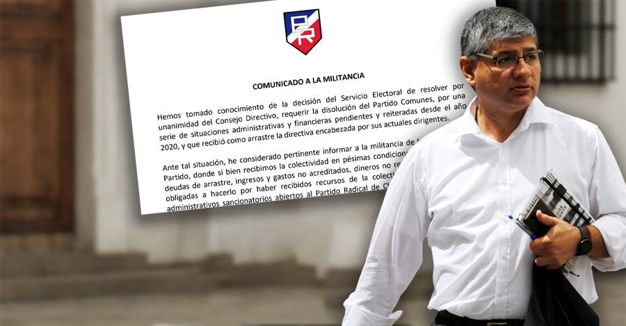 Presidente del Partido Radical, Leonardo Cubillos. Foto: Aton.