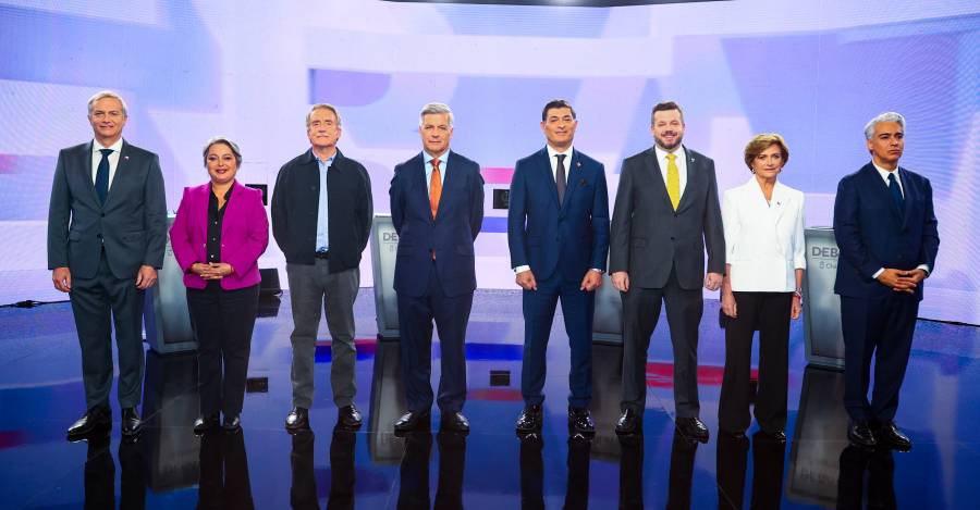 Debate presidencial CHV 2024 (Foto: Marcelo Martin).
