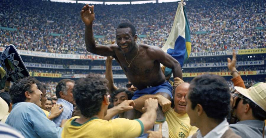 Pelé campeón en México 70.