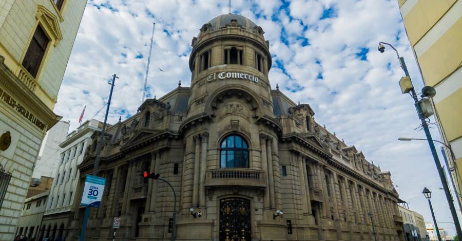 El Comercio. Foto: Wikipedia. El Comercio. Foto: Wikipedia.