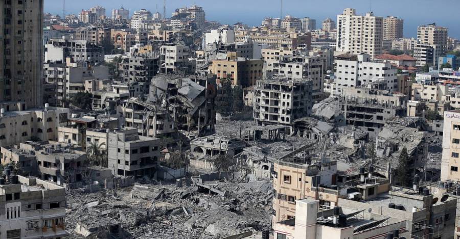 El corazón de Gaza.