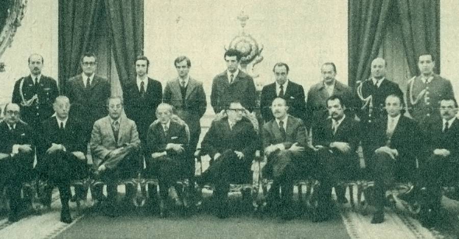 El gabinete que asumió a comienzos de julio.