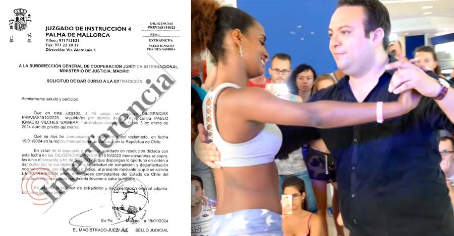 Solicitud de extradición de Pablo Vilches Gambra.