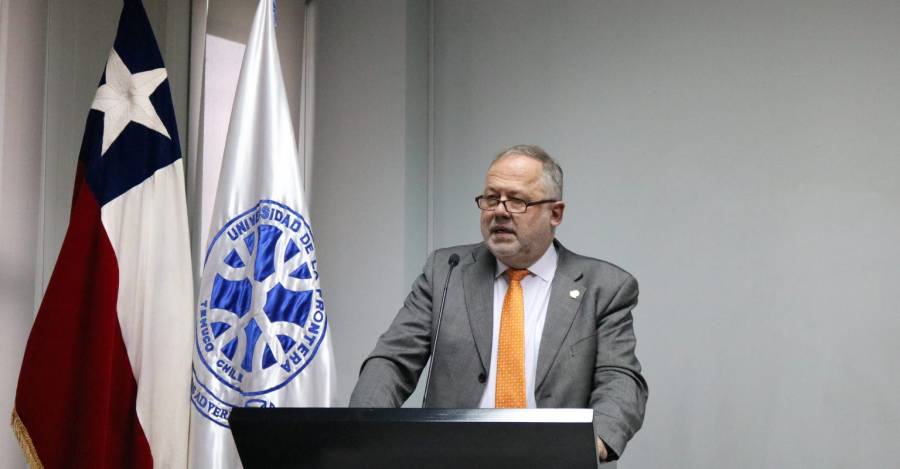 Eduardo Hebel. Fotografía Ufro Medios