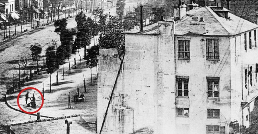 Primer humano fotografiado en la historia