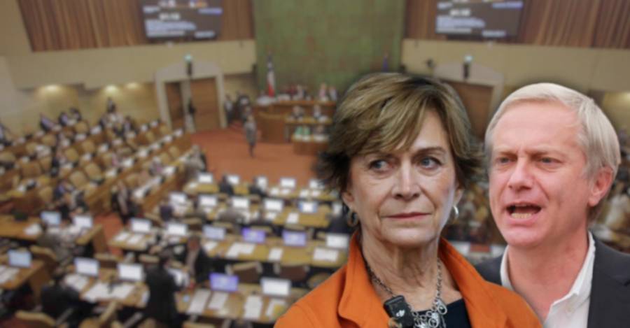 Evelyn Matthei y José Antonio Kast.