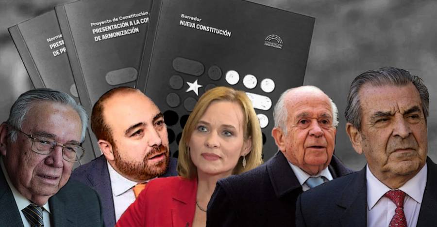 Ex presidentes DC Krauss, Chahín, Goic, Zaldívar y Frei