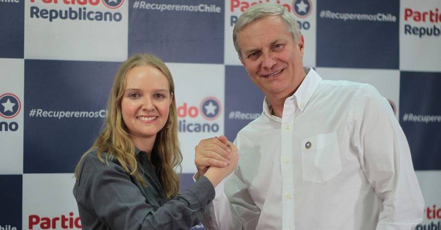 Beatriz Hevia y José Antonio Kast.