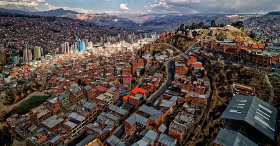 La Paz, Bolivia. Roderick Peel, CC BY-SA