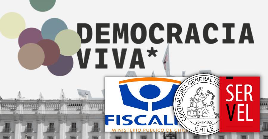 Fiscalía, Contraloría y Servel.