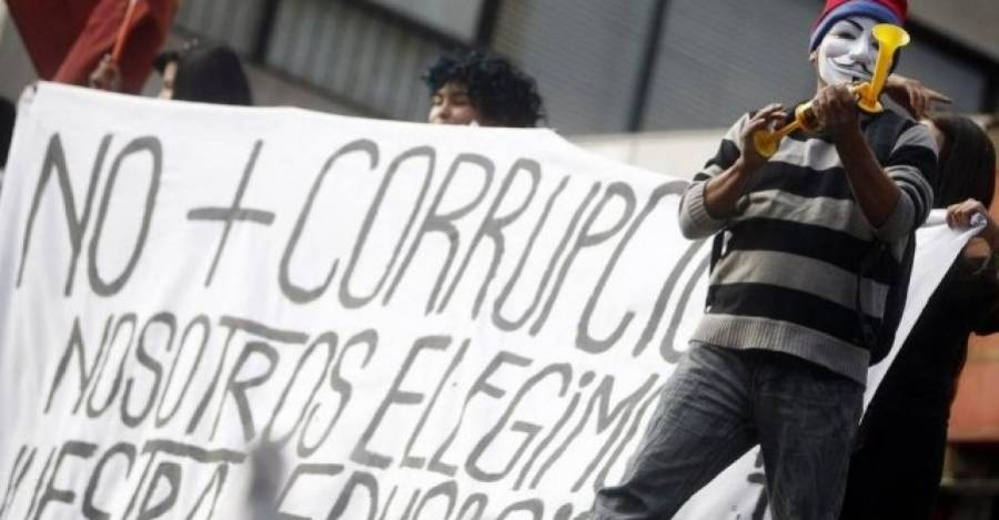 Manifestación en Chile. 