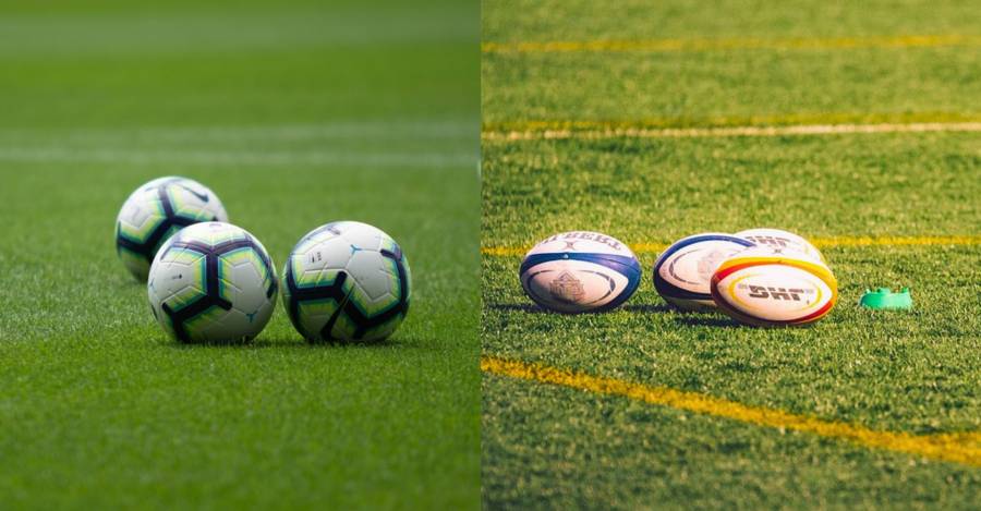 Fútbol y rugby. 