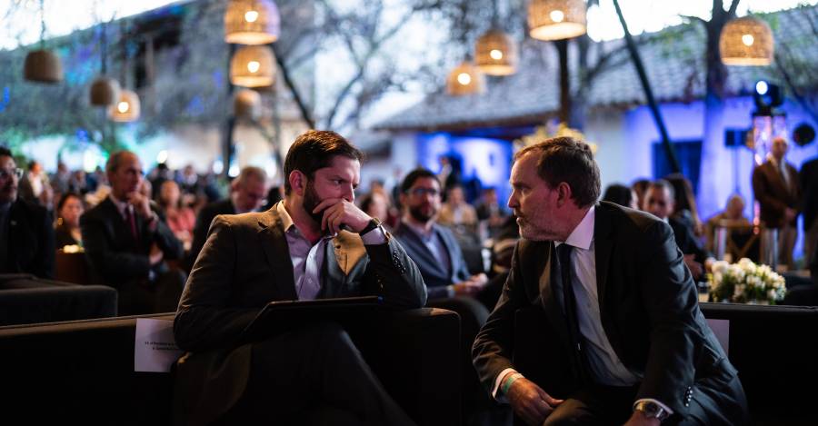 Gabriel Boric y Richard Von Appen
