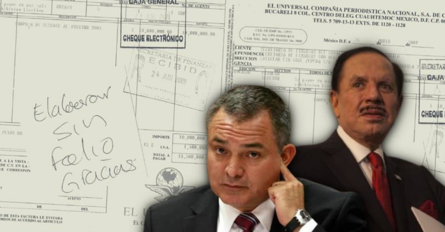 García Luna y Ealy Ortiz, dueño de El Universal