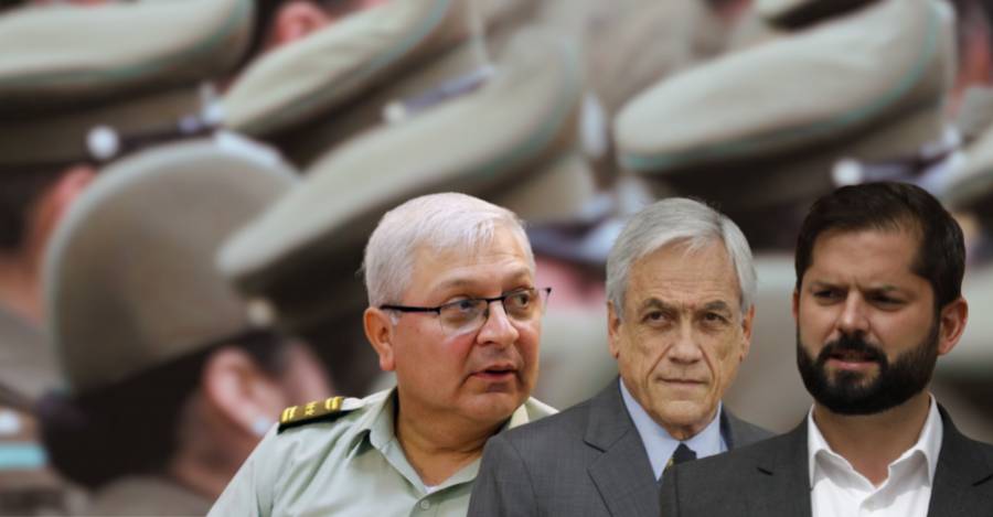 Ricardo Yáñez, Sebastián Piñera y Gabriel Boric