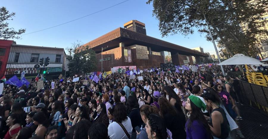 Marcha 8M 2024. Foto: X Convergencia Social.