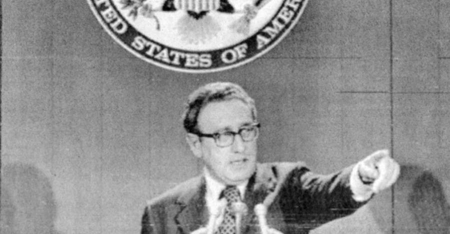 Henry Kissinger, secretario de Estado de Nixon.