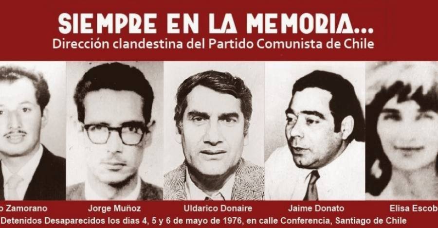 Homenaje del PC a las víctimas de la calle Conferencia
