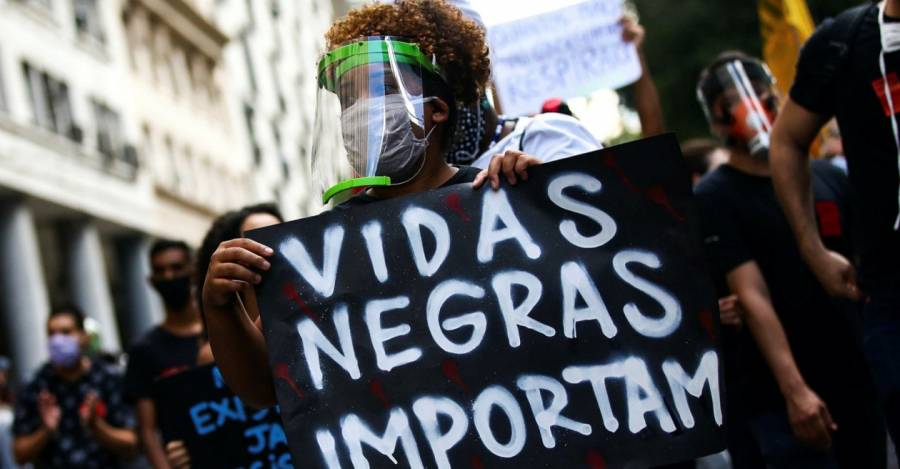 Black Lives Matter en Rio de Janeiro, Brazil © Getty Images